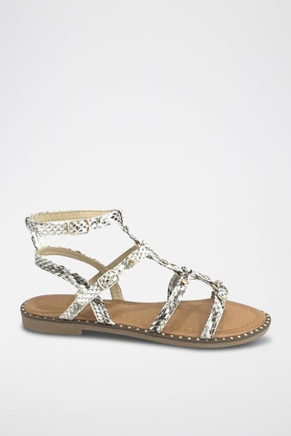 Sandales - Blanc et marron