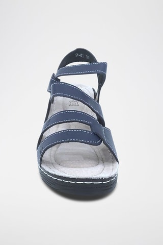 Sandalen met Sleehak - Blauw
