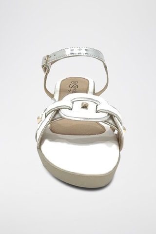 Sandalen met Sleehak - Wit