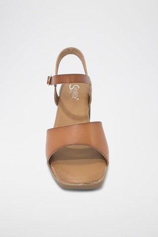 Sandales à talons - Camel