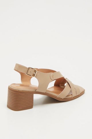 Sandales à talons - Beige