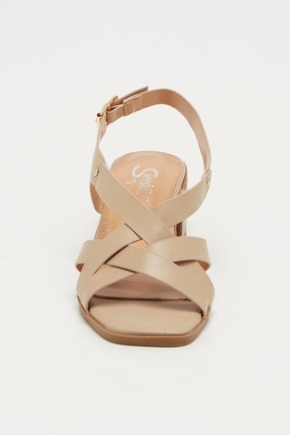 Sandales à talons - Beige