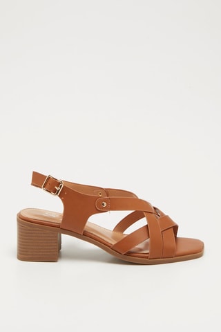 Sandales à talons - Camel