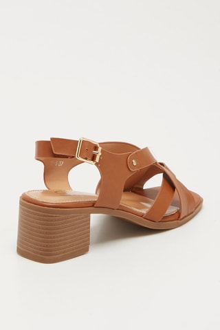 Sandales à talons - Camel