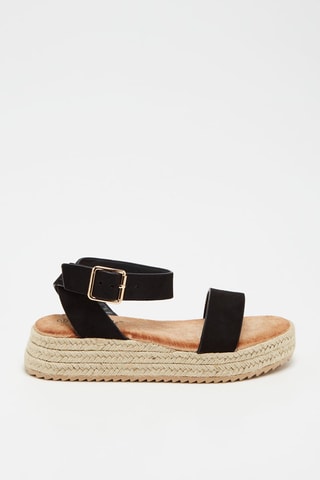 Platform Sandalen Zwart