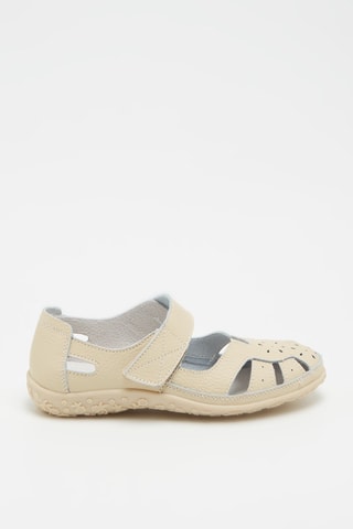 Sandales en cuir - Beige
