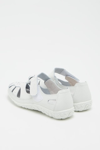 Sandales en cuir - Blanc