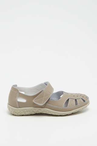 Sandales en cuir - Taupe