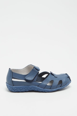 Sandales en cuir - Bleu