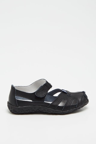 Sandales en cuir - Noir