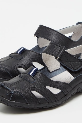 Sandales en cuir - Noir