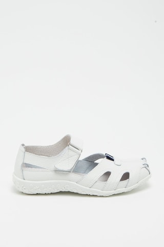 Sandales en cuir - Blanc