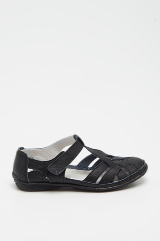 Sandales en cuir - Noir