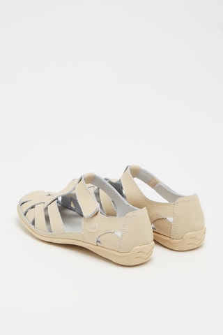 Sandales en cuir - Beige