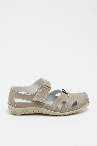 Sandales en cuir - Taupe
