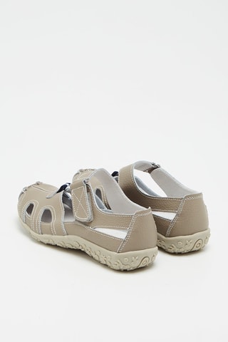 Sandales en cuir - Taupe