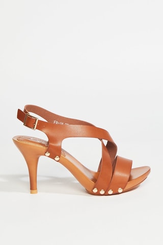 Sandales à talons - Camel