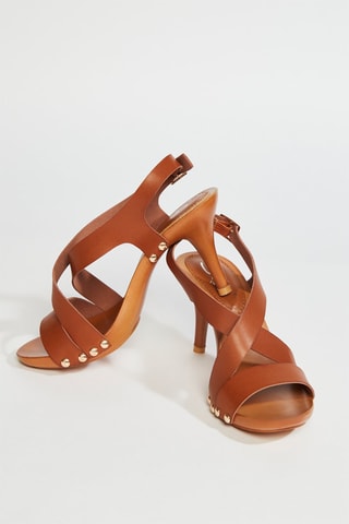 Sandales à talons - Camel