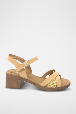 Sandales à talons - Beige