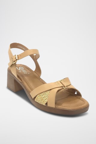 Sandales à talons - Beige
