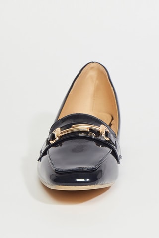 Mocassins à talons - Bleu