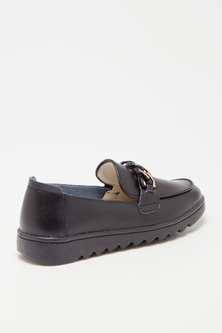 Mocassins en cuir - Noir
