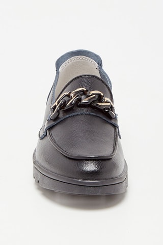 Mocassins en cuir - Noir