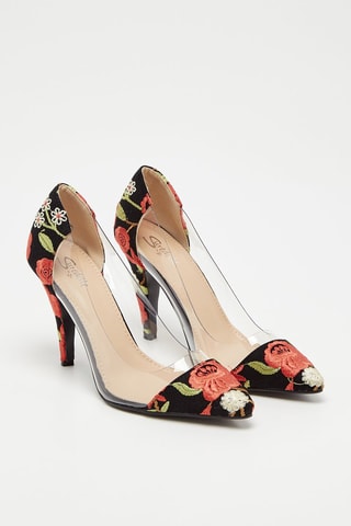 Escarpins - Noir et rouge