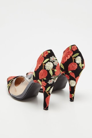 Escarpins - Noir et rouge
