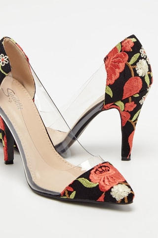Escarpins - Noir et rouge