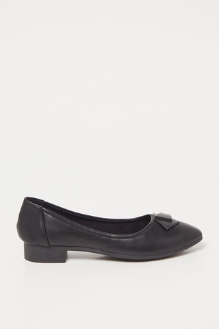Ballerines à talons - Noir