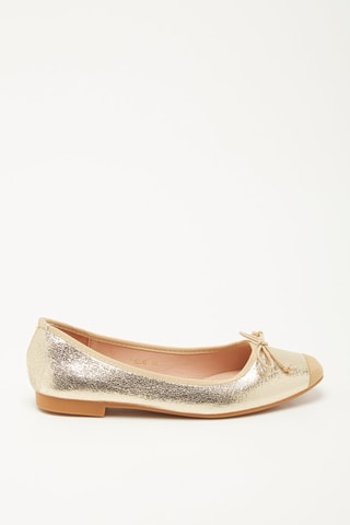 Ballerines - Doré