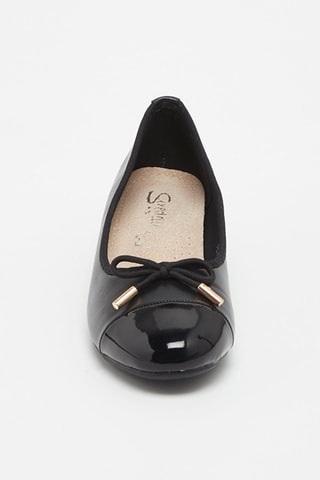 Ballerines à talons  - Noir