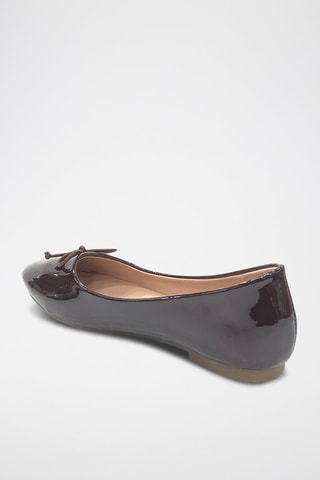 Ballerines vernies - Marron
