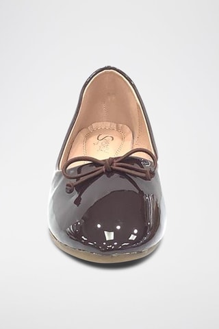 Ballerines vernies - Marron