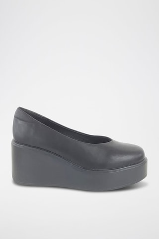 Ballerines compensées - Noir