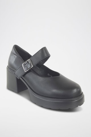Babies à talons - Noir