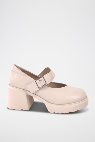 Babies à talons - Beige