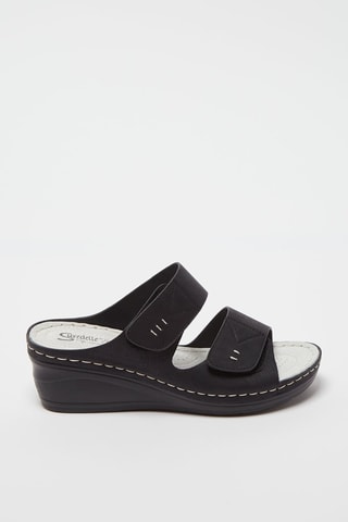 Mules compensées - Noir