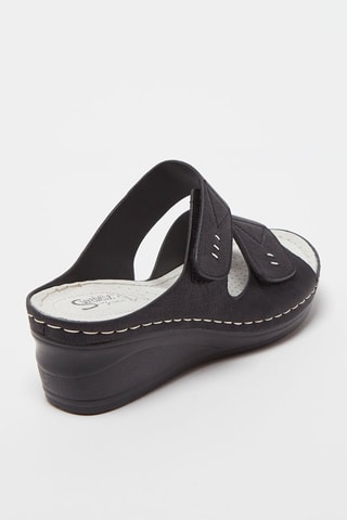 Mules compensées - Noir