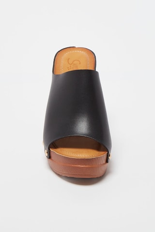 Mules à talons - Noir