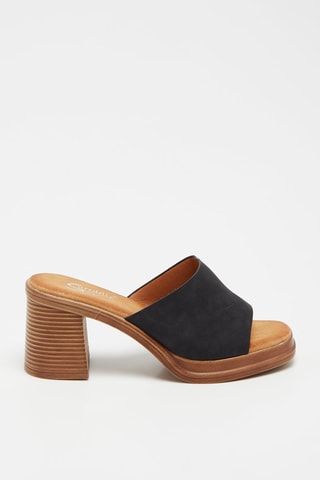 Mules à talons - Noir
