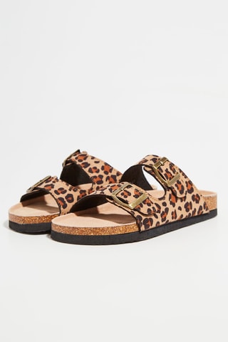 Mules - Beige et marron