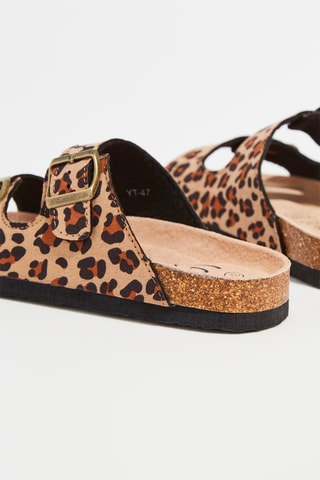 Mules - Beige et marron
