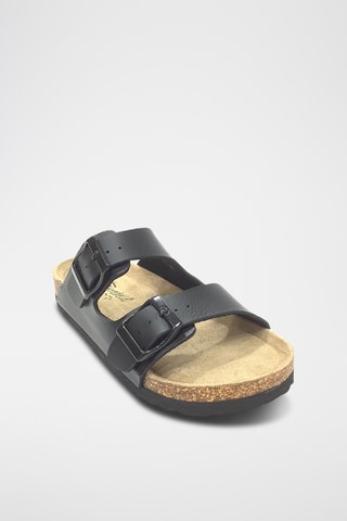 Mules en cuir - Noir