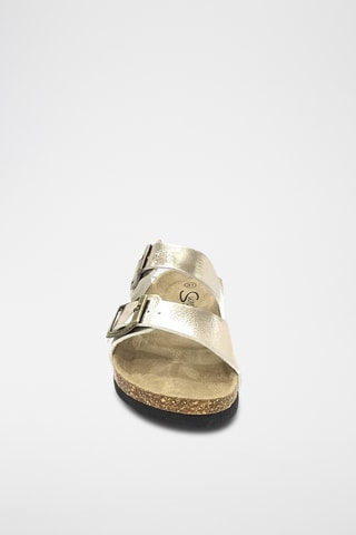 Mules en cuir - Champagne