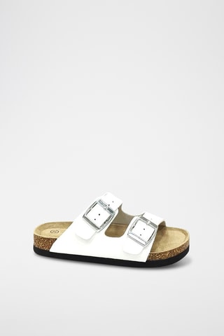 Mules en cuir - Blanc