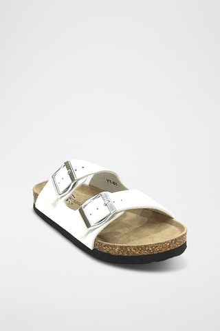Mules en cuir - Blanc