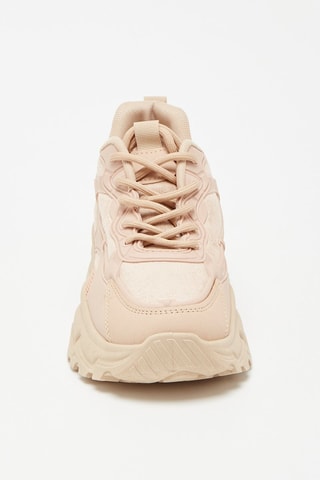 Baskets compensées - Beige