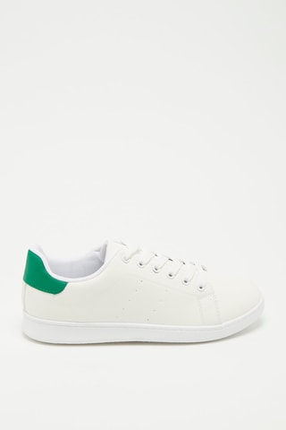 Baskets - Blanc et vert